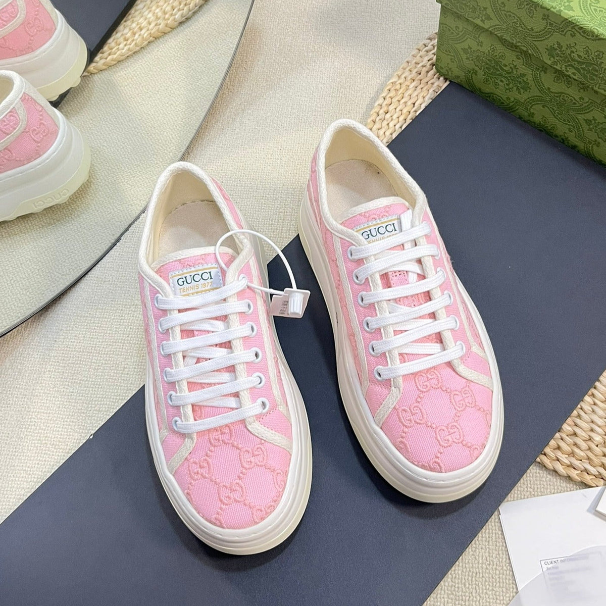 GG Sneaker Tennis 1977 Trainer Pink Pastel
