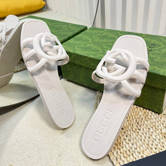 GG Rubber Slide Milky White