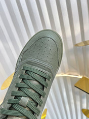 B27 LOW-TOP SNEAKER ARMY GREEN SMOOTH CALFSKIN