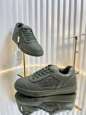 B27 LOW-TOP SNEAKER ARMY GREEN SMOOTH CALFSKIN