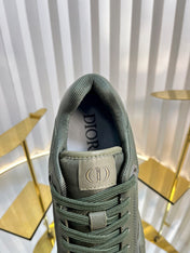 B27 LOW-TOP SNEAKER ARMY GREEN SMOOTH CALFSKIN