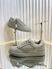 B27 LOW-TOP SNEAKER TROUT GRAY SMOOTH CALFSKIN