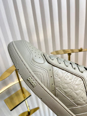 B27 LOW-TOP SNEAKER TROUT GRAY SMOOTH CALFSKIN