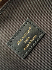 ALMA BE BAG 27 IN BROWN MONOGRAM CANVAS AND COWHIDE