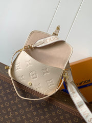 DIANE 23 IN LIGHT BEIGE MONOGRAM EMPREINTE LEATHER