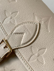 DIANE 23 IN LIGHT BEIGE MONOGRAM EMPREINTE LEATHER