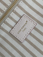 NEVERFULL MM TOTE BAG 32 IN WHITE MIX PINK CALFSKIN