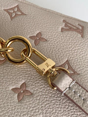 NANO NOÉ 19 IN WHITE MIX PINK MONOGRAM EMPREINTE CALFSKIN