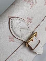 NANO DIANE 19 IN WHITE MIX PINK MONOGRAM EMPREINTE LEATHER