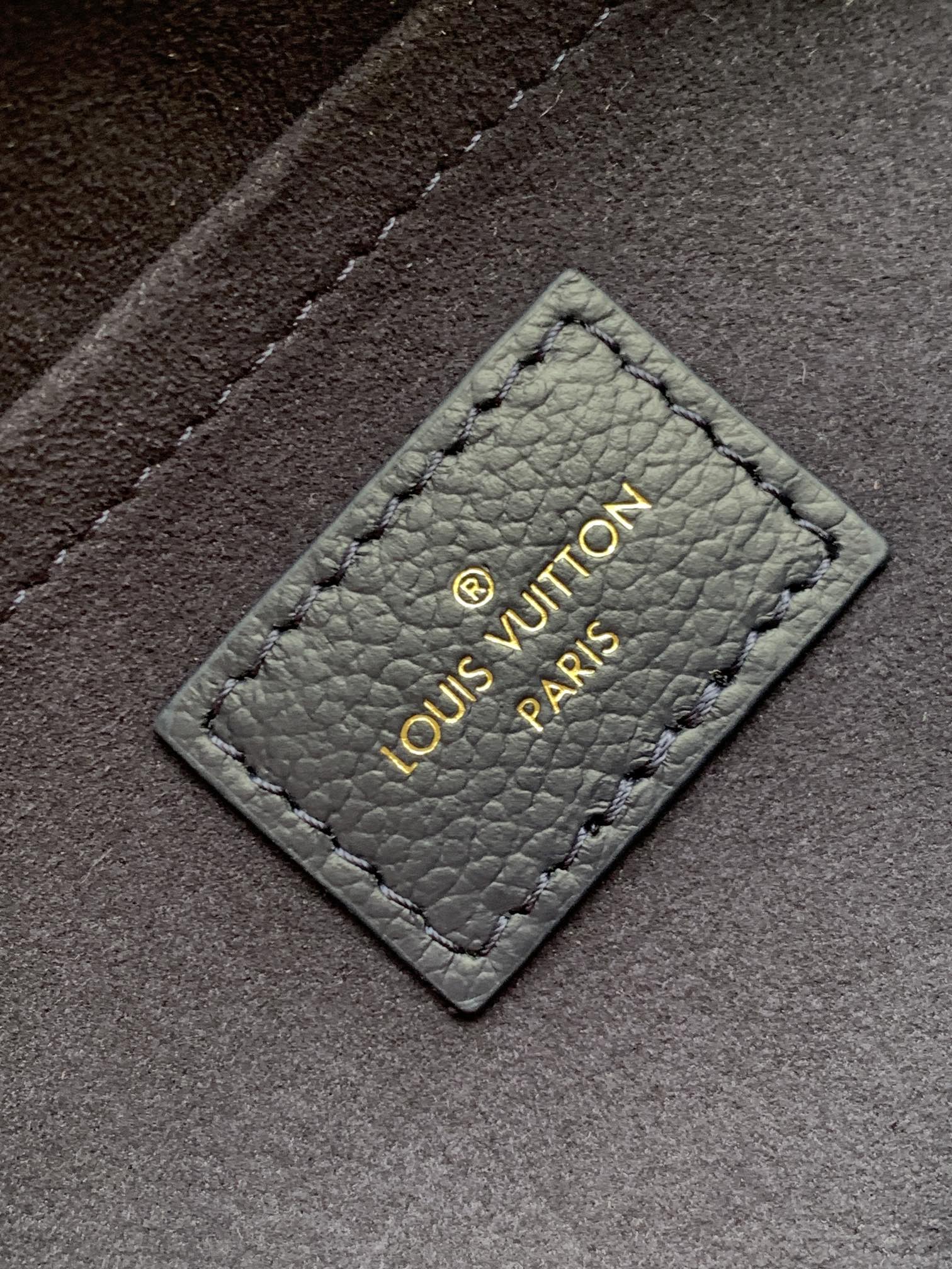 LV 25S ONTHEGO EAST WEST BAG 25 IN NAVY BLUE CALFSKIN MONOGRAM EMPREINTE