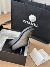 SHORT BOOTS IN MOCHA BROWN MIX BLACK RUBBER