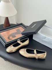 BALLET IN GLITTER GOLDEN SEQUINS