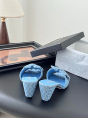 HIGH HEELS CAMELLIA IN SKY BLUE DENIM