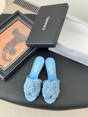 HIGH HEELS CAMELLIA IN SKY BLUE DENIM
