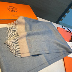 SCARF 180 CM IN POWDER BLUE CASHMERE 366045