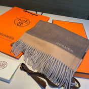 SCARF 180 CM IN MEDIUM BROWN CASHMERE 366046