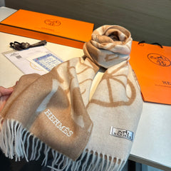 CASAQUE PORTE-CLEFS MUFFLER 180 CM TAN BROWN CASHMERE