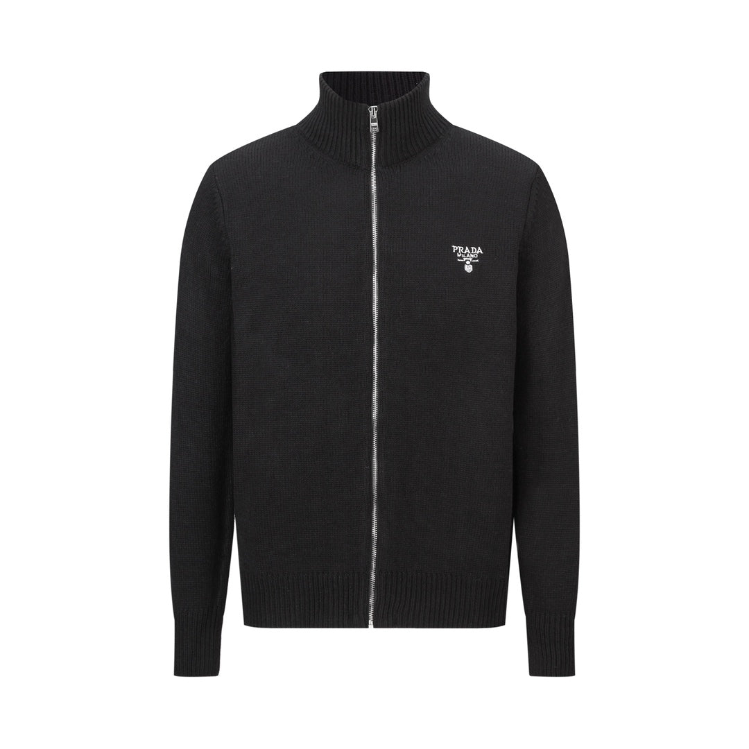 PRADA ZIP-UP KNIT CARDIGAN STYLE 142