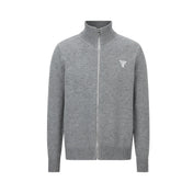 PRADA ZIP-UP KNIT CARDIGAN STYLE 143