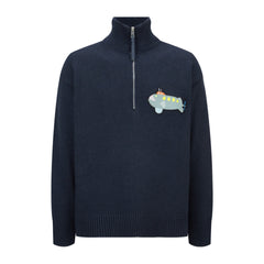 LOEWE HALF-ZIP KNIT SWEATER STYLE 100