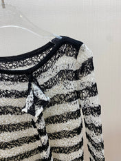 DIOR 25S MARINIERE RUFFLED SWEATER STYLE 174