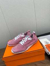 SKATEBOARD SHOES DARK PINK SUEDE