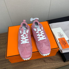 SKATEBOARD SHOES DARK PINK SUEDE