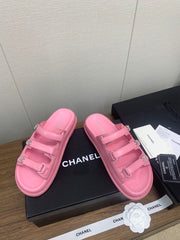 DAD SANDAL IN LIGHT PINK LAMBSKIN MULE
