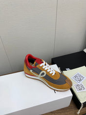 LW FLOW RUNNER SNEAKER BRONZE-ANCHOR SUEDE