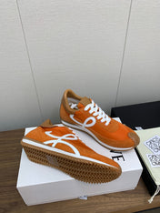 LW FLOW RUNNER SNEAKER ORANGE SUEDE