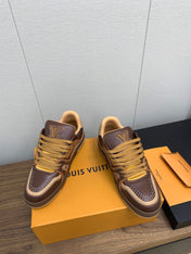 LV WOMEN'S TRAINER IN MARRON CALFSKIN