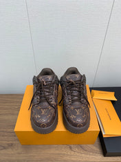 LV TRAINER IN CHOCOLATE BROWN MONOGRAM CALFSKIN