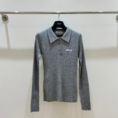 MIUMIU KNIT POLO SHIRT STYLE 203
