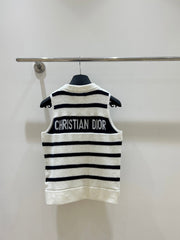 DIOR 25S SLEEVELESS STRIPED VEST STYLE 202