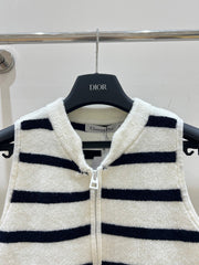 DIOR 25S SLEEVELESS STRIPED VEST STYLE 202