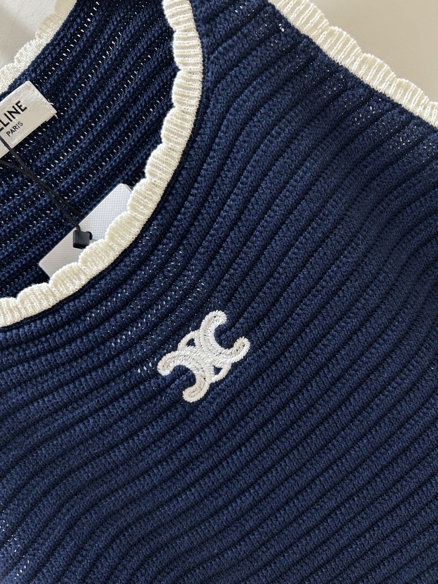 CELINE 25S LACE SPAGHETTI STRAP DRESS 0054