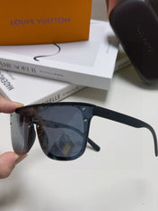 WAIMEA SUNGLASSES 581362 IN BLACK ACETATE MONOGRAM ON LENS