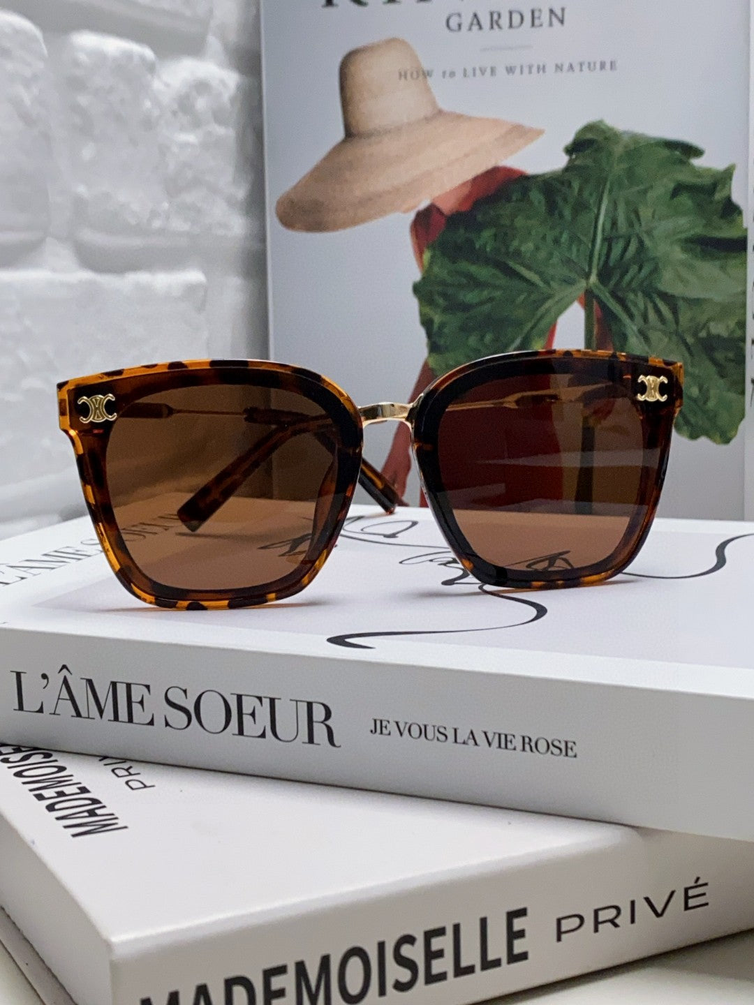 TRIOMPHE SUNGLASSES 548590 IN HAVANA ACETATE