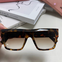 RUNWAY SQUARE SUNGLASSES 513009 IN HAVANA ACETATE