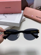 LOGO SUNGLASSES 513013 IN BLACK ACETATE