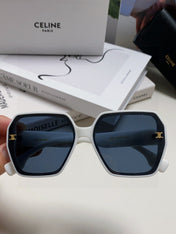 TRIOMPHE SUNGLASSES 552771 IN WHITE ACETATE