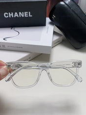 SQUARE SUNGLASSES 632887 IN CLEAR ACETATE