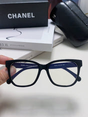 SQUARE SUNGLASSES 632890 IN BLACK ACETATE