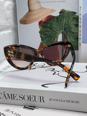 GLIMPSE CAT EYE SUNGLASSES 555885 IN HAVANA ACETATE