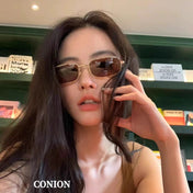 RECTANGULAR FRAME SUNGLASSES GG1457S IN METAL