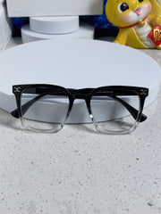 TRIOMPHE SUNGLASSES 563255 IN BLACK TO CLEAR ACETATE