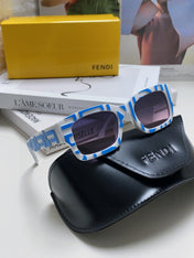 ROMA EMBOSSED RECTANGULAR FRAME SUNGLASSES 527221 IN ACETATE