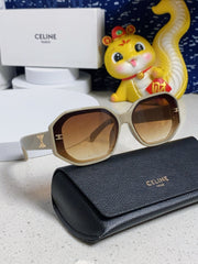 TRIOMPHE SQUARE SUNGLASS 566741 IN IVORY ACETATE