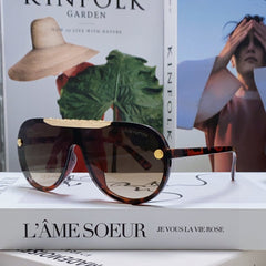 BLACKWOOD SUNGLASSES 567460 IN HAVANA ACETATE GOLD METAL