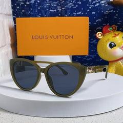 CAT EYE SUNGLASSES 567469 IN GREEN CLEAR ACETATE